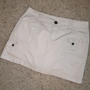 St. John's Bay Tan Mini Skort 12P